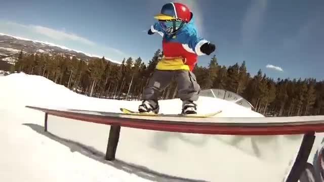 enfant snowboard