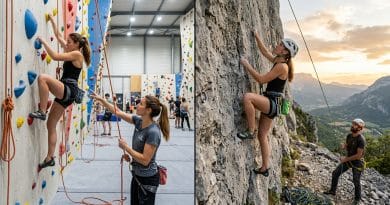 Escalade en salle ou en falaise : par quoi commencer ? Escalade en salle ou en falaise : par quoi commencer ?