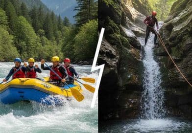 rafting vs canyoning