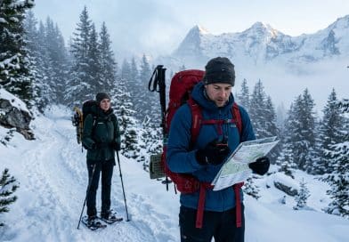 Raquettes à neige : s’orienter quand le sentier disparaît Raquettes à neige : s’orienter quand le sentier disparaît