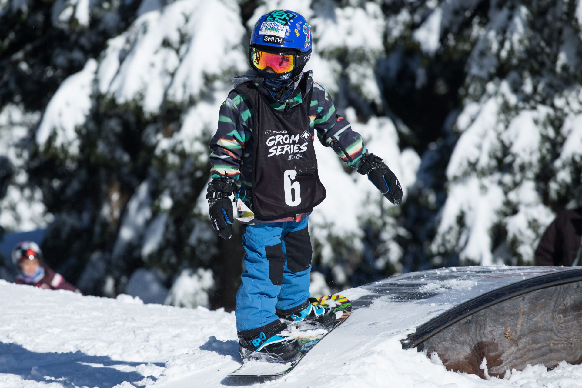 Vidéo Joan, découverte snowboard, 6 ans